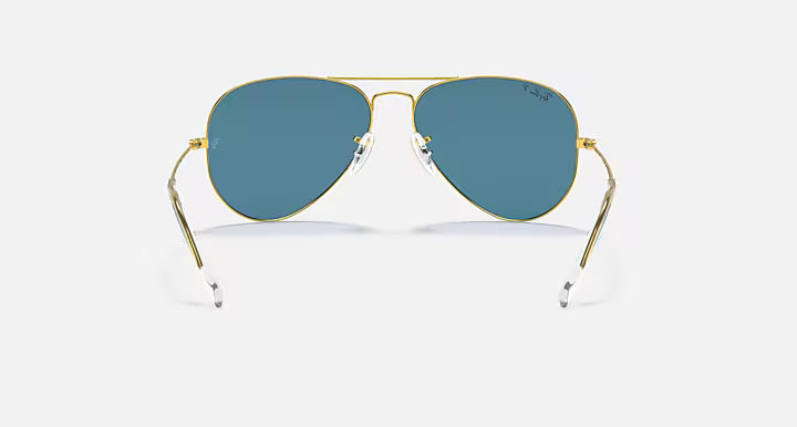 Ray-Ban Aviator Classic - Χρυσά Γυαλιά Ηλίου με Μπλε Φακούς