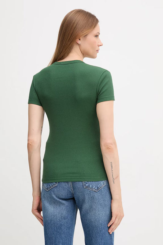 Βαμβακερό μπλουζάκι Lacoste
