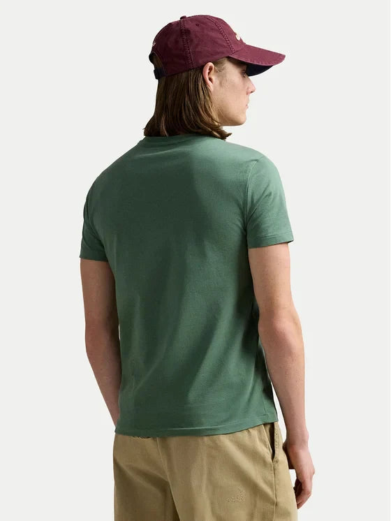 Polo Ralph Lauren T-shirt Beige Μπλε Πράσινο