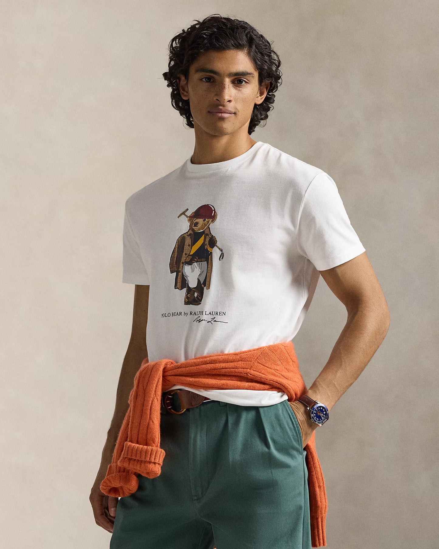 Custom Slim Fit Polo Bear T-Shirt