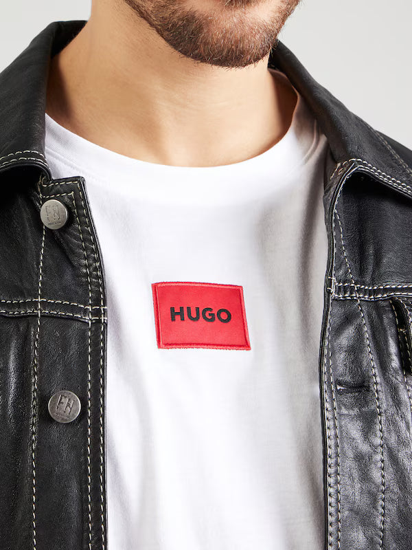 HUGO Μπλουζάκι 'Diragolino212' σε Λευκό T-shirt