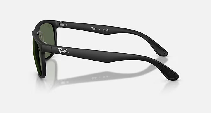 Ray-Ban Liteforce - Μαύρα Γυαλιά Ηλίου με Σκούρους Πράσινους Φακούς