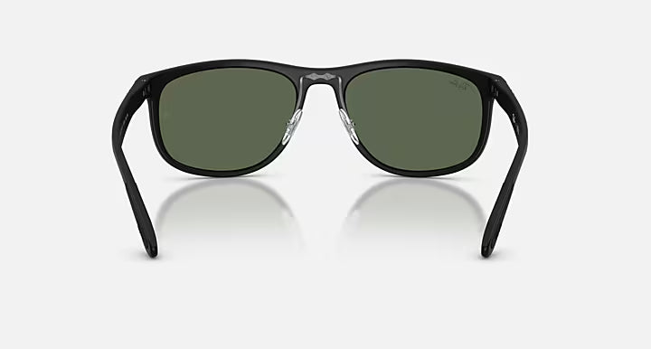 Ray-Ban Liteforce - Μαύρα Γυαλιά Ηλίου με Σκούρους Πράσινους Φακούς