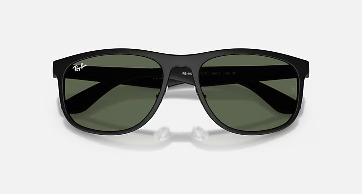 Ray-Ban Liteforce - Μαύρα Γυαλιά Ηλίου με Σκούρους Πράσινους Φακούς