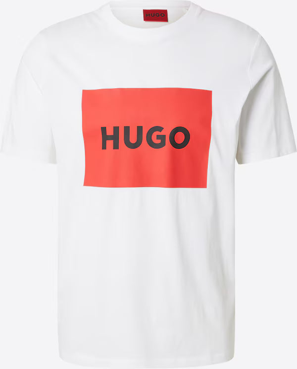 HUGO Μπλουζάκι 'Dulive222' σε Λευκό T-Shirt