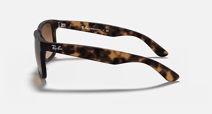 Ray-Ban Justin Classic Γυαλιά Ηλίου Havana με Καφέ Ντεγκραντέ Φακούς