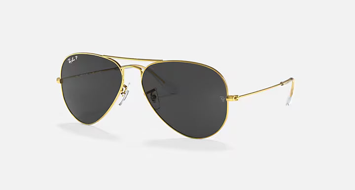 Ray-Ban Aviator Classic - Χρυσά Γυαλιά Ηλίου με Μαύρους Φακούς