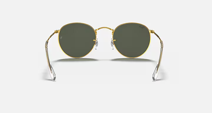 Ray-Ban Round Metal Legend Gold - Χρυσά Στρογγυλά Γυαλιά Ηλίου με Πράσινους Φακούς