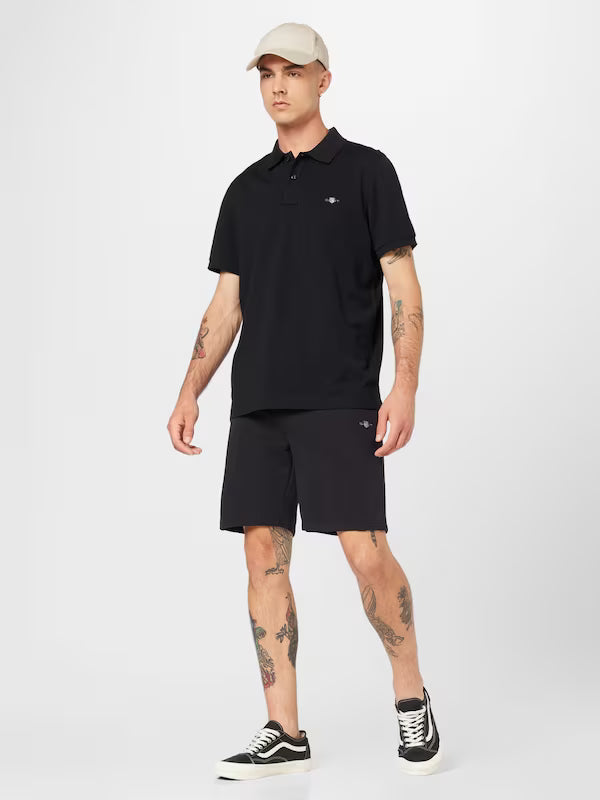 GANT Μπλουζάκι Polo σε Μαύρο