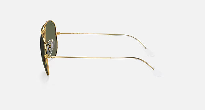 Ray-Ban Aviator Classic - Χρυσά Γυαλιά Ηλίου με Σκούρους Πράσινους Φακούς