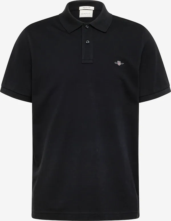 GANT Μπλουζάκι Polo σε Μαύρο