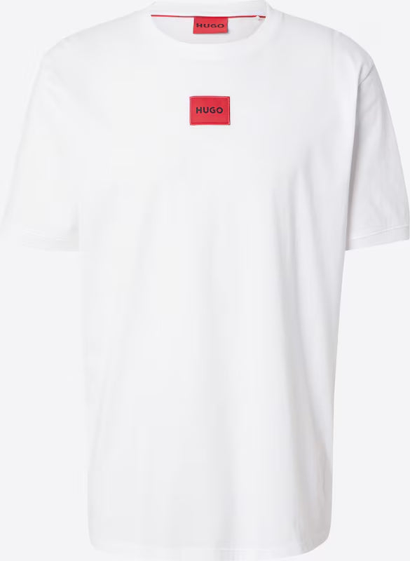 HUGO Μπλουζάκι 'Diragolino212' σε Λευκό T-shirt