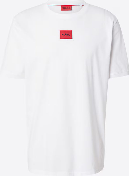 HUGO Μπλουζάκι 'Diragolino212' σε Λευκό T-shirt