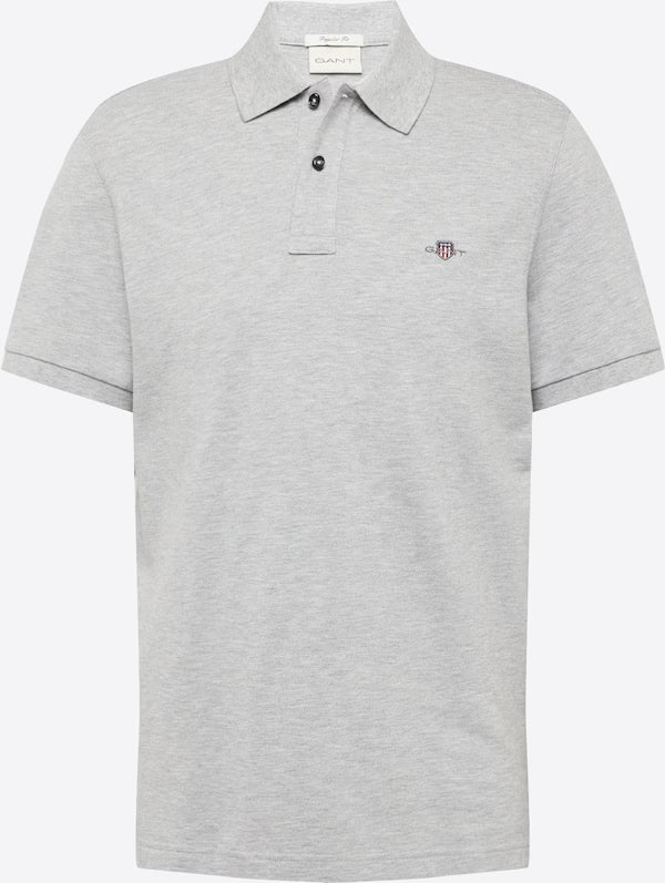 GANT Polo Μπλουζάκι σε Γκρι Μελανζέ
