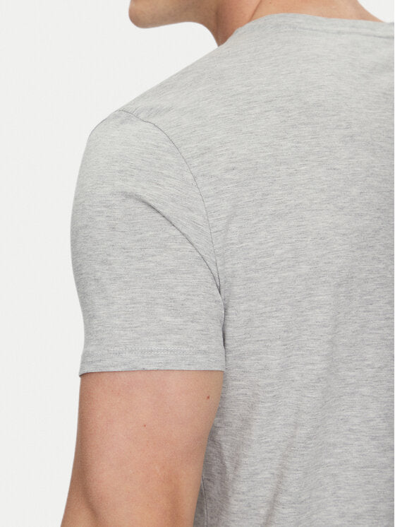 Lacoste T-Shirt TH6709 Γκρι Regular Fit |