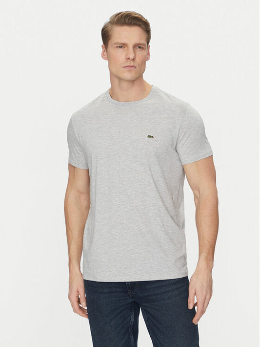 Lacoste T-Shirt TH6709 Γκρι Regular Fit |
