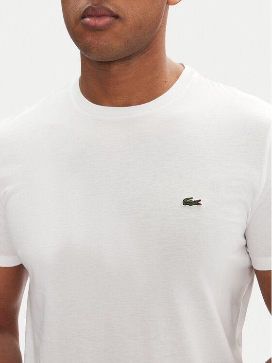 Lacoste T-Shirt TH6709 Λευκό Regular Fit |