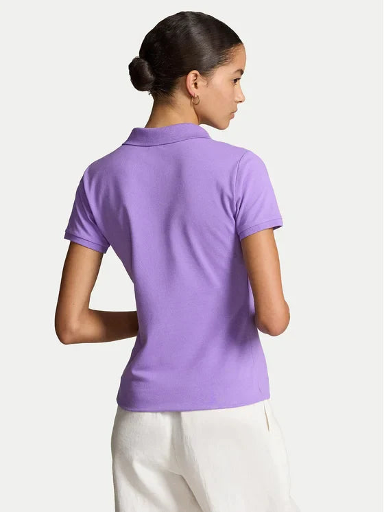 Polo Μωβ Slim Fit
