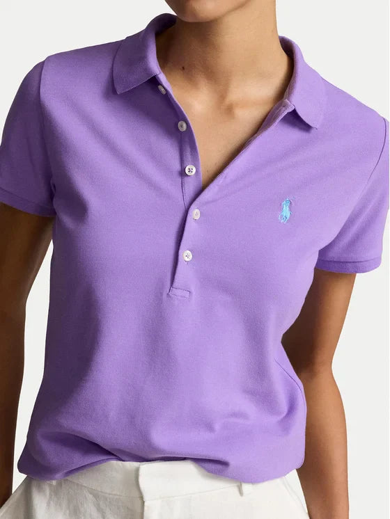 Polo Μωβ Slim Fit