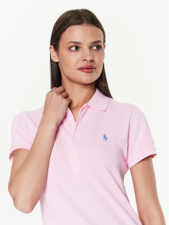 Polo Ροζ Slim Fit