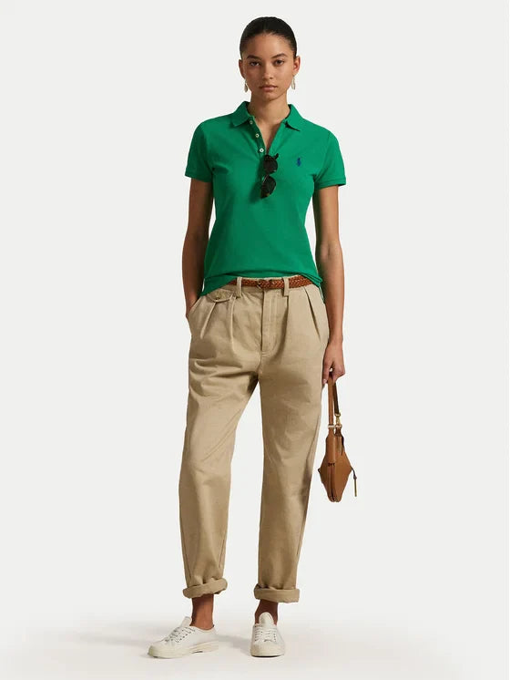 Polo Πράσινο Slim Fit