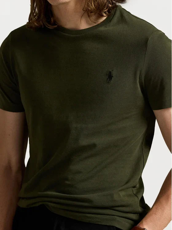 Polo Ralph Lauren T-shirt Beige Μπλε Σουρο Πράσινο