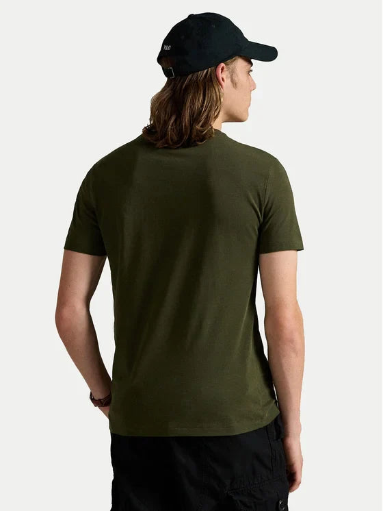 Polo Ralph Lauren T-shirt Beige Μπλε Σουρο Πράσινο