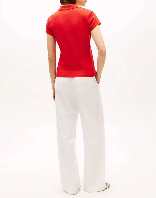 TOMMY HILFIGER TH SCRIPT SLIM SS POLO